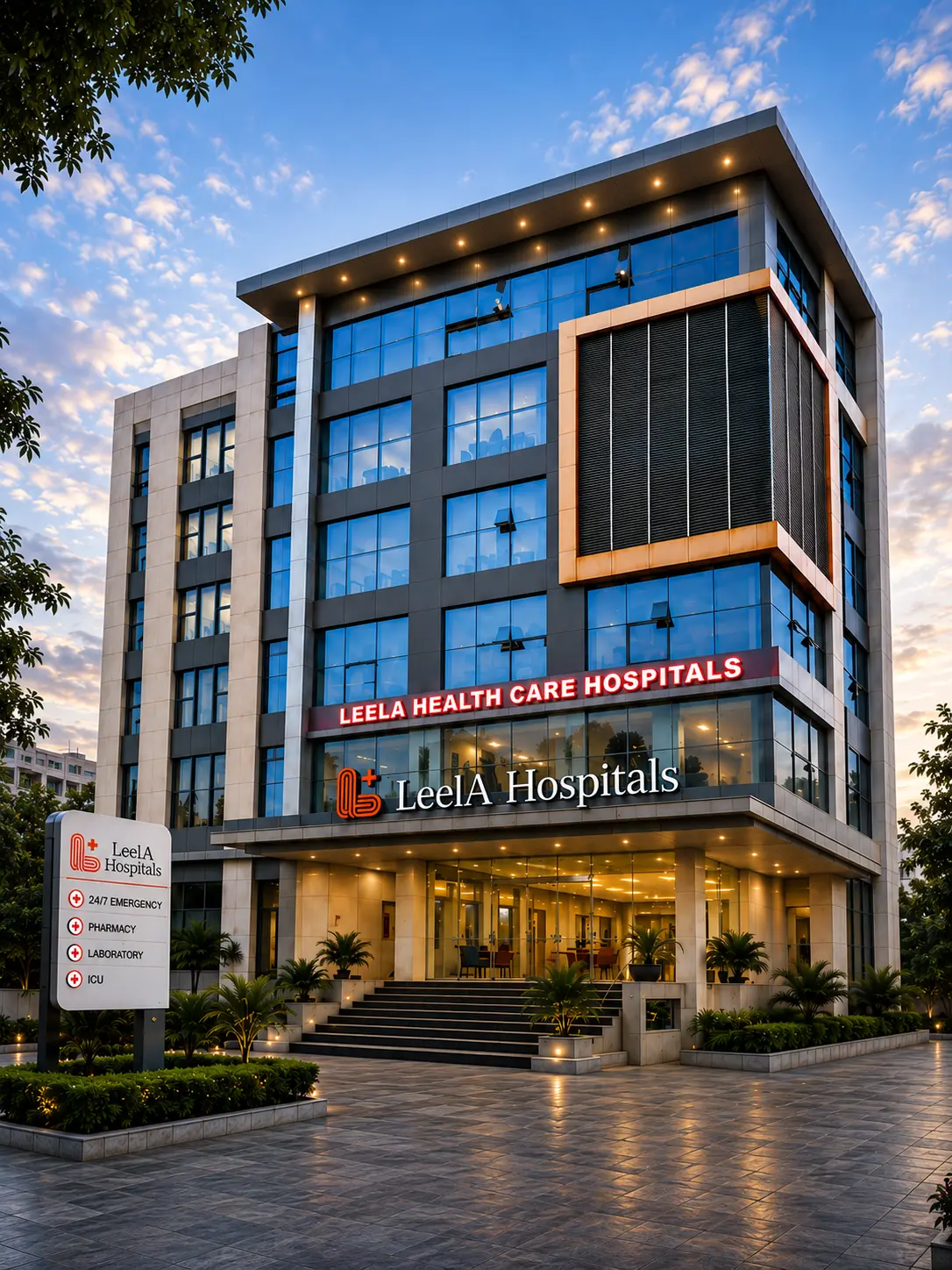 leela hospitals banner